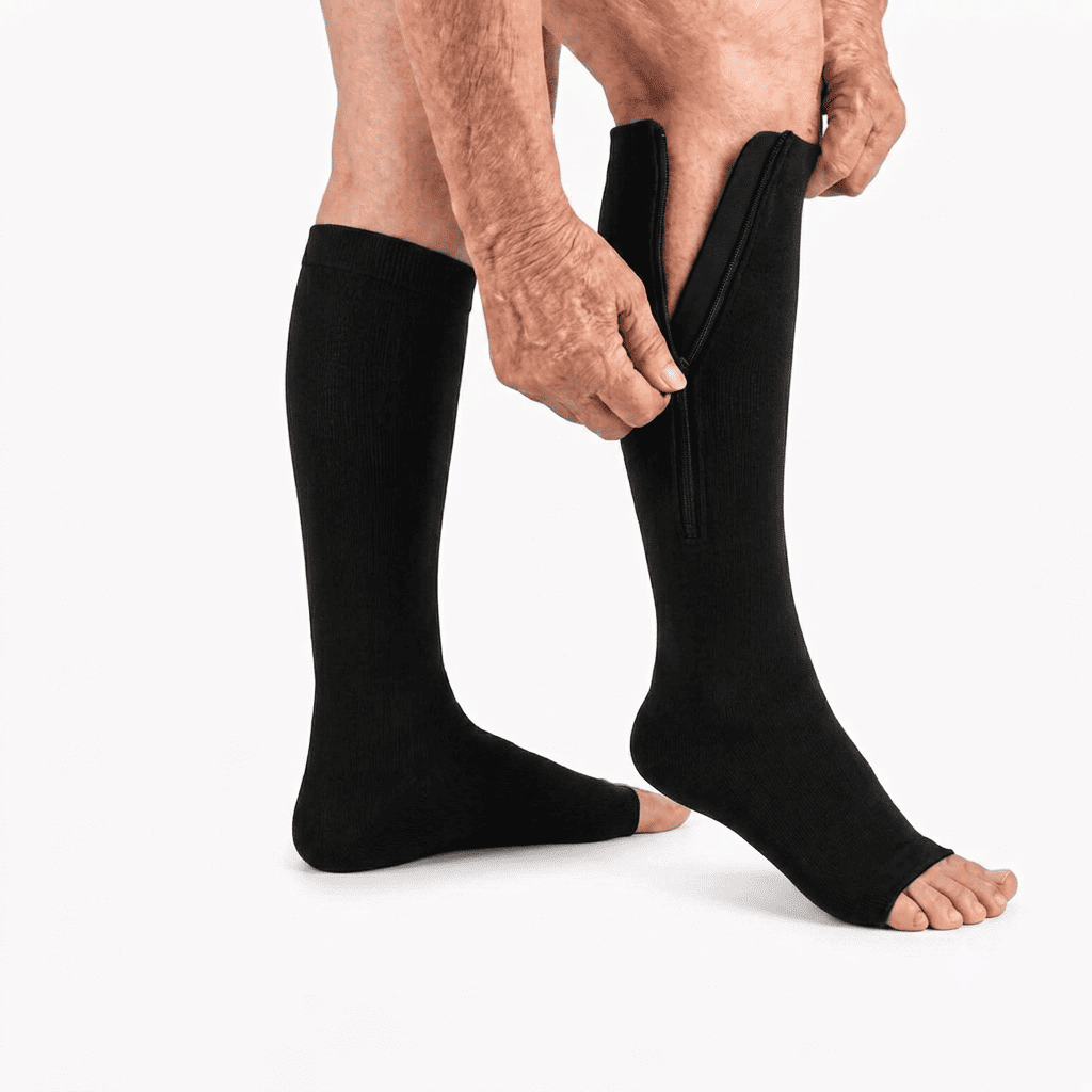 FlyteZip - Compression Socks You Can Put On Yourself, Every Morning