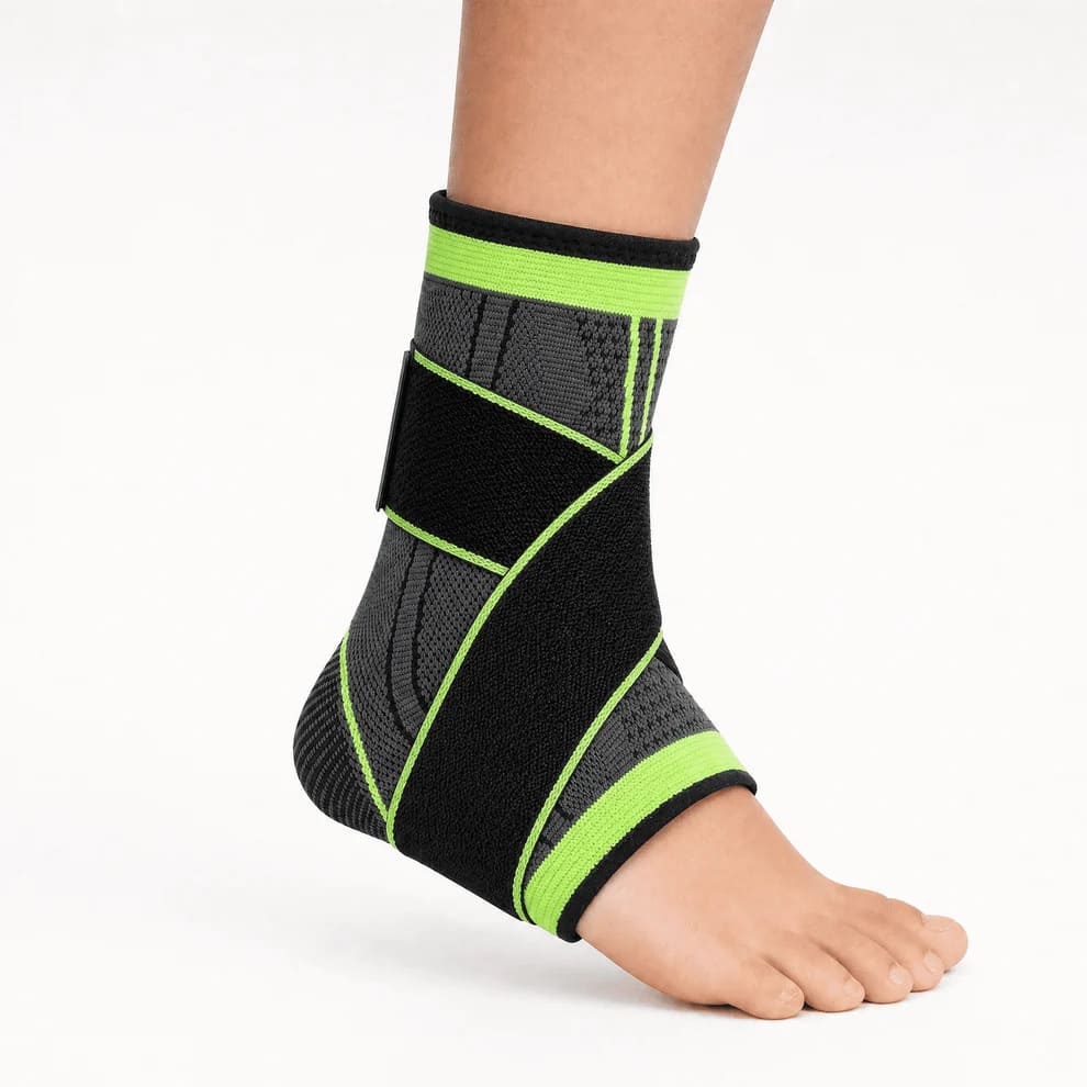 FlyteLock - Ankle Compression Sleeve with Support Straps