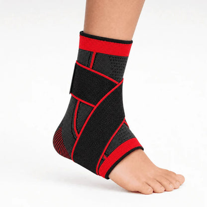 FlyteLock - Ankle Compression Sleeve with Support Straps