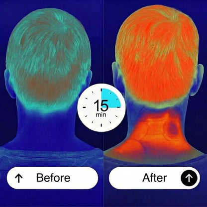 FlyteRelax - Heated Neck & Shoulder Massager for Deep Relaxation