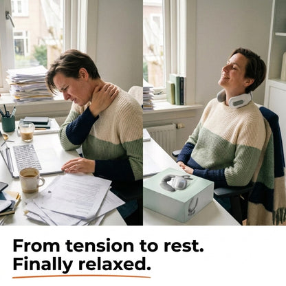 FlyteRelax - Heated Neck & Shoulder Massager for Deep Relaxation