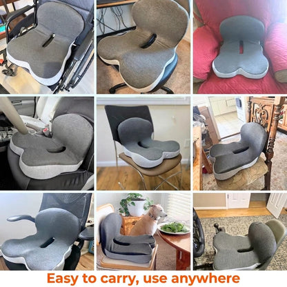 FlyteSeat - 2-in-1 Orthopedic Seat & Back Support Cushion
