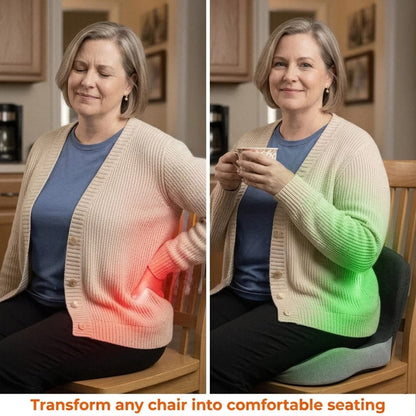 FlyteSeat - 2-in-1 Orthopedic Seat & Back Support Cushion