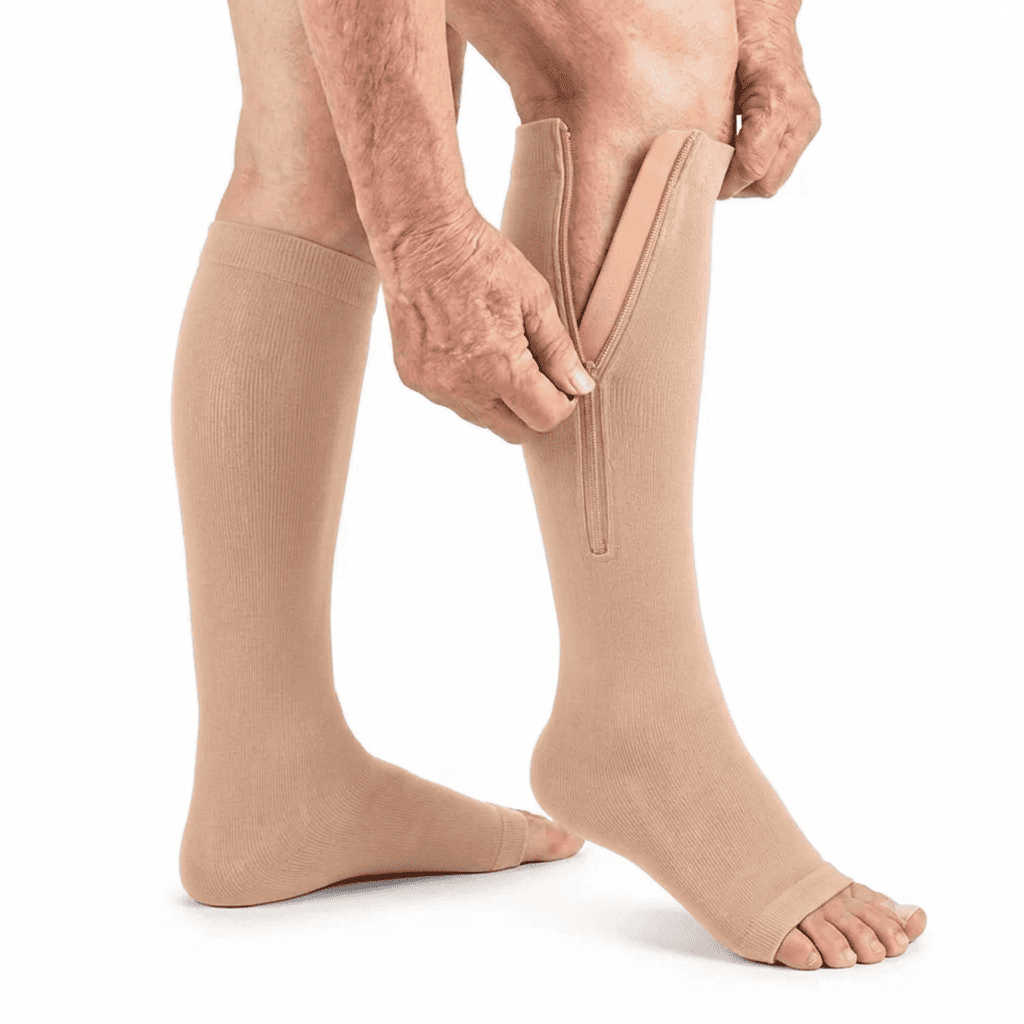 FlyteZip - Compression Socks You Can Put On Yourself, Every Morning